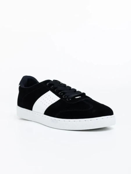 Мъжки спортни обувки черни от еко кожа Lyndon