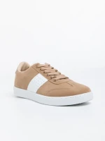 Мъжки спортни обувки бежови от еко кожа Lyndon