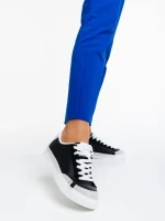 Дамски спортни обувки черни от еко кожа Giorgina