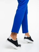 Дамски спортни обувки черни от еко кожа Giorgina