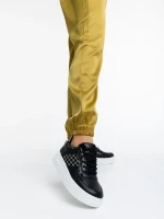 Дамски спортни обувки черни от еко кожа Doroteya