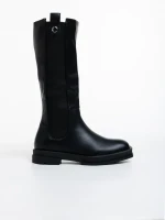 Дамски чизми черни от еко кожа Nerita