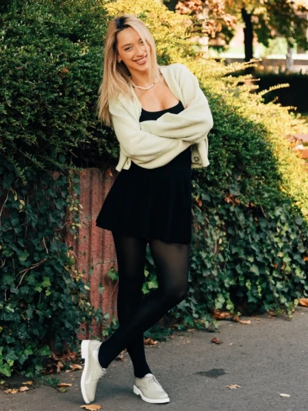 Всекидневни дамски обувки бежови от лачена естествена кожа Estebana