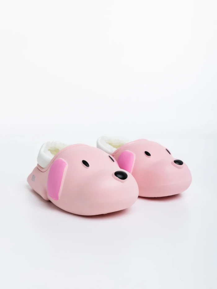 Детски чехли розови от полистирен Clef