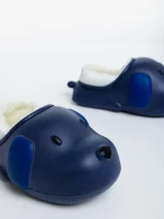 Детски чехли тъмно сини от полистирен Clef