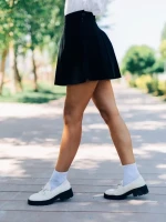 Дамски мокасини бежови светло от еко кожа Nanette