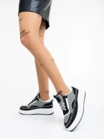 Дамски спортни обувки черни от текстилен материал Maelle