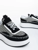 Дамски спортни обувки черни от текстилен материал Maelle