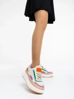 Дамски спортни обувки бежови от текстилен материал Josalyn