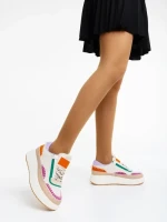 Дамски спортни обувки бежови от текстилен материал Josalyn