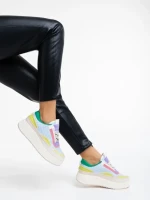 Дамски спортни обувки сини от текстилен материал Josalyn