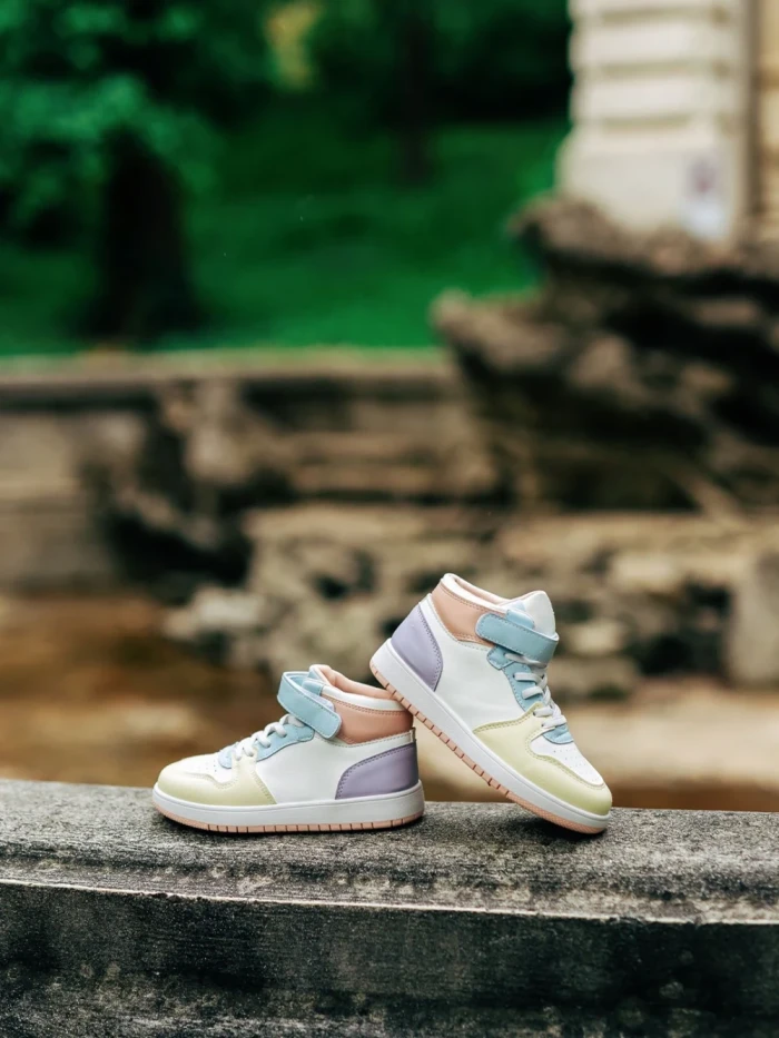 Детски  спортни обувки розови от екологична кожа Yoda