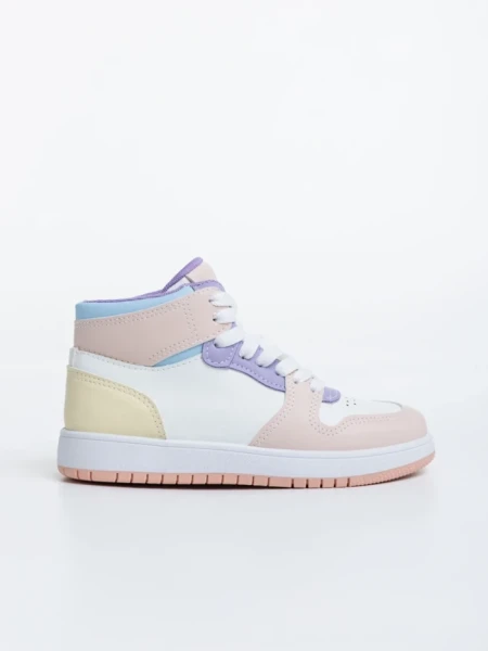 Детски спортни обувки розови от екологична кожа Berlia