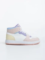 Детски спортни обувки розови от екологична кожа Berlia