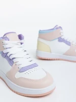 Детски спортни обувки розови от екологична кожа Berlia