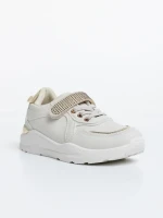 Детски  спортни обувки бежови от екологична кожа Idalis