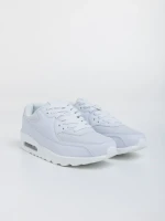 Мъжки спортни обувки бели от екологична кожа Bram