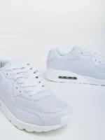 Мъжки спортни обувки бели от екологична кожа Bram