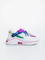 Дамски  спортни обувки сини  от екологична кожа Kamea