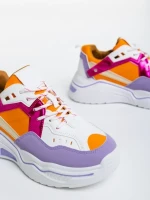 Дамски спортни обувки лилави  от екологична кожа Kamea