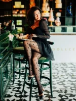 Дамски обувки с ток бежови  от екологична кожа Verna