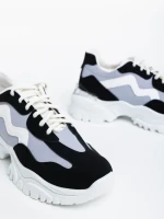 Дамски  спортни обувки сиви от текстилен  материал Nimue