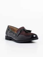 Дамски мокасини кафяви от екологична кожа Simy