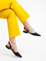 Дамски обувки черни   от екологична кожа Darlina