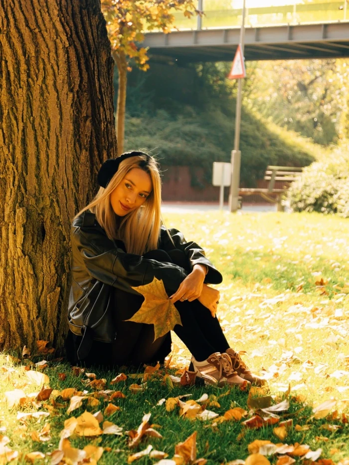 Дамски спортни обувки каки от екологична материя и кожа Ravenna