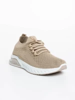 Мъжки  спортни обувки бежови от текстилен материал Amal