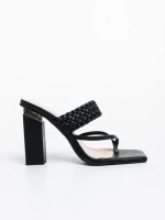 Дамско сабо черни от екологична кожа Sabira