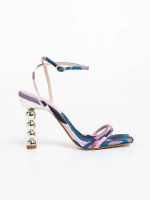 Дамски сандали розови от екологична кожа Sheera