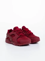 Детски спортни обувки винено червени от текстилен материал Ramana