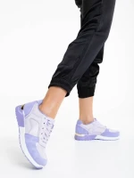 Дамски спортни обувки лилави от текстилен материал Laraine