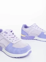 Дамски спортни обувки лилави от текстилен материал Laraine