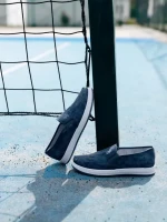 Мъжки еспадрили сини от текстилен материал Izan