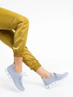 Дамски спортни обувки сиви от текстилен материал Romeesa