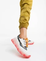 Дамски спортни обувки бели от екологична кожа Amalia