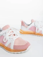 Дамски спортни обувки розови от текстилен материал Torillia