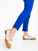 Дамски мокасини камел от екологична кожа Carmen