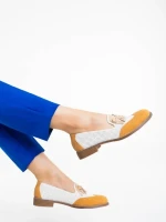 Дамски мокасини камел от екологична кожа Carmen