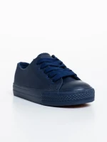 Детски маратонки морско синьо ​​от екологична кожа  Flavius