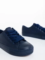 Детски маратонки морско синьо ​​от екологична кожа  Flavius