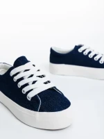 Детски дънкови маратонки от текстилен материал Codes