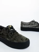 Детски тенис обувки зелени от текстилен материал Leonard