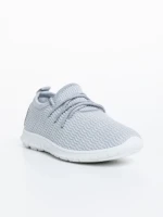 Детски спортни обувки сребристи от текстилен материал Winda
