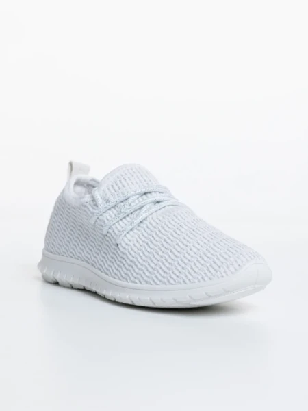 Детски спортни обувки бели от текстилен материал Winda