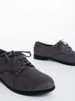 Детски обувки сиви от текстилен материал Arguda