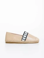 Дамски еспадрили бежови от екологична кожа Rodica