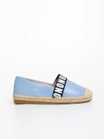 Дамски еспадрили  сини от екологична кожа Rodica